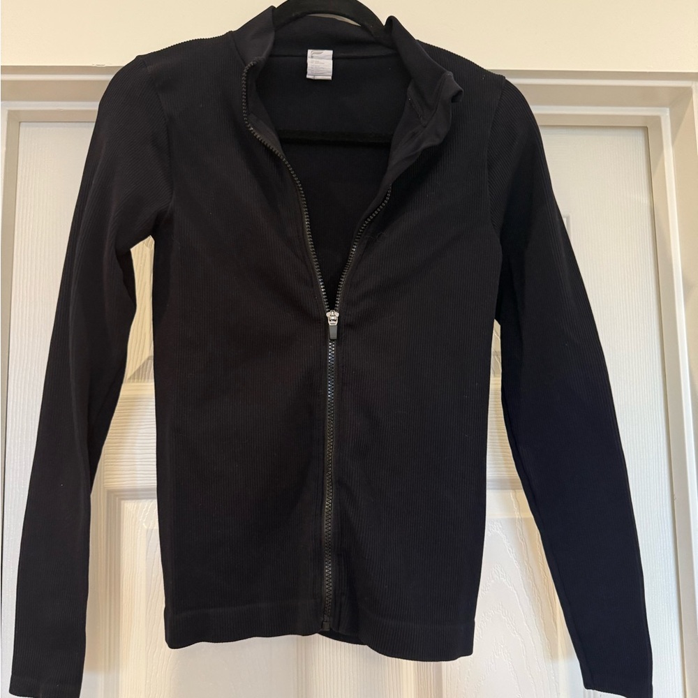 Fabletics Black Athletic Scuba Jacket - image 1